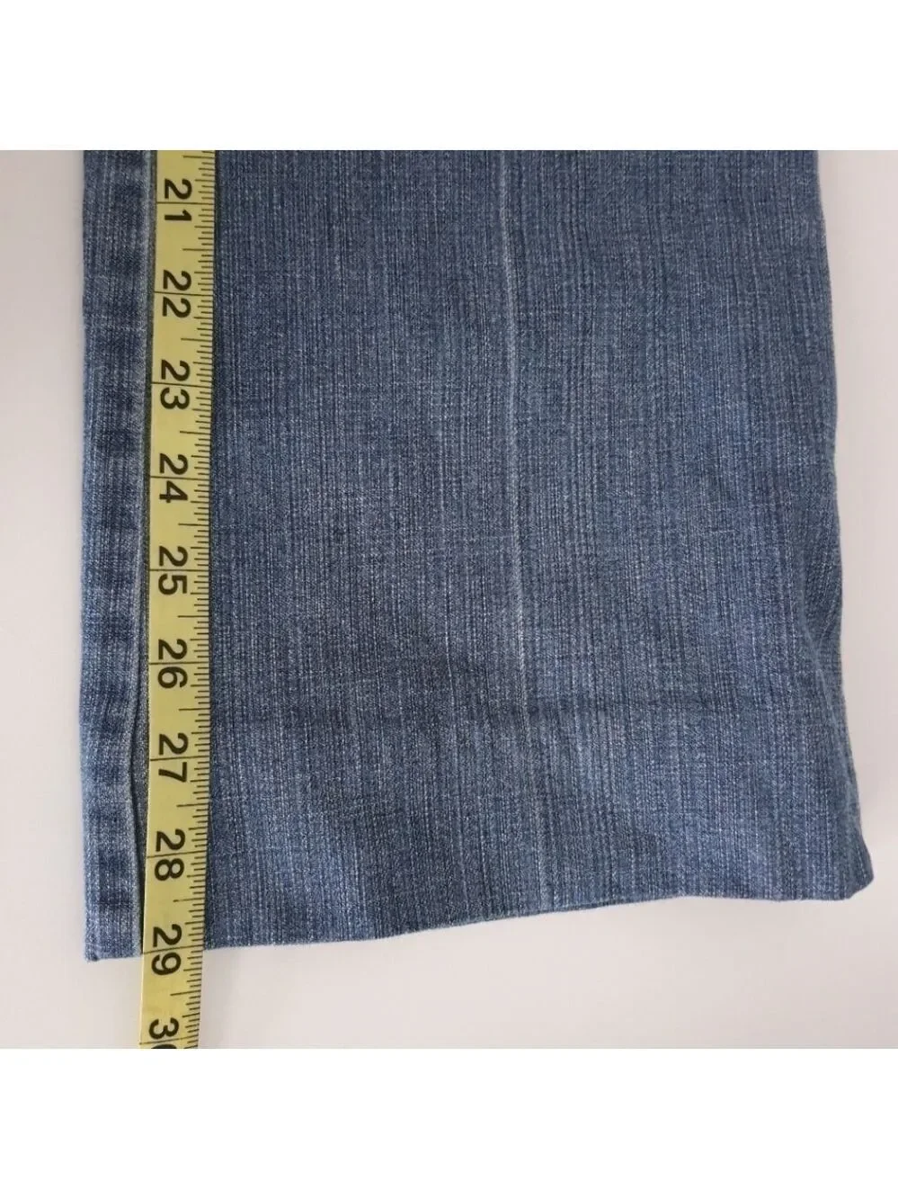 Wide Leg VNTG Jeans No Back Pocket 90s Altered Hem Y2k